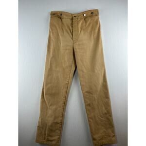 Vtg Wah Maker Mens 34x32 Frontier Western Pants Buckle back USA Made Workwear
